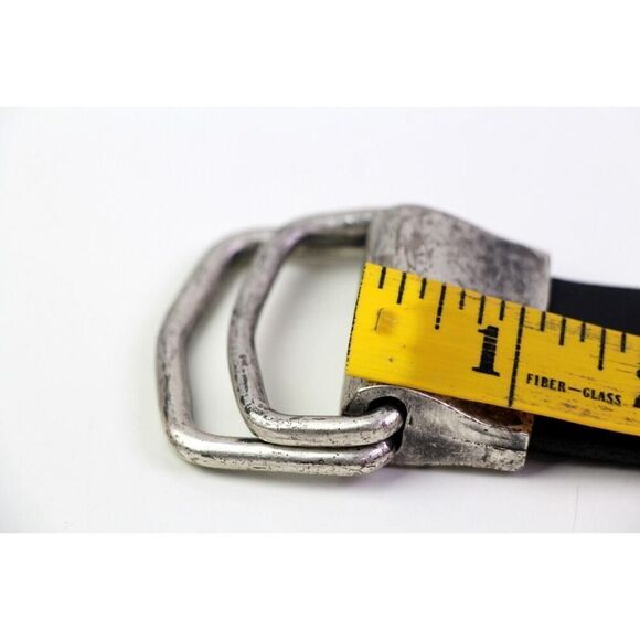 AL & Co BLACK REAL LEATHER 1 3/8"Wd DRESS CASUAL CLASSIC WOMEN'S BELT Sz 30 (R7 - Picture 9 of 12